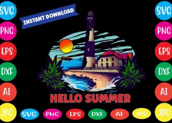 HELLO SUMMER svg vector for t-shirt DESIGN,adventure svg awesome camping t-shirt baby camping t shirt big camping bundle svg boden camping t shirt cameo camp life svg camp lovers gift