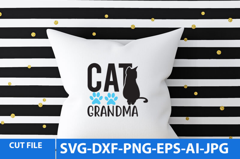 Cat Grandma Svg Design,Cat Grandma T Shirt Design,Cat Svg Bundle