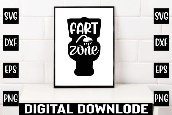 Fart zone t shirt graphic design