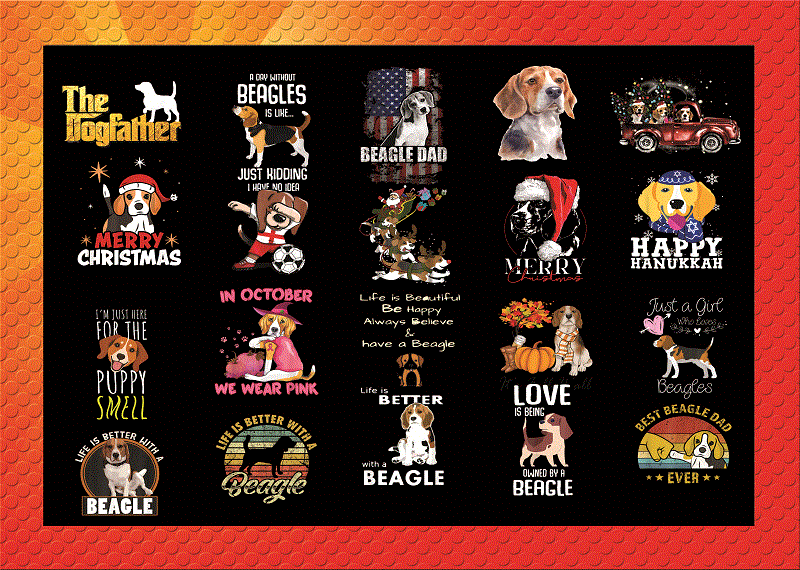 Combo 93 Bundle Beagle Dogs PNG,Cute Beagle Dogs, Merrychristmnas Dogs , Funny Dogs, Cute PNG, Dogs Christmas, Xmas PNG 895977823
