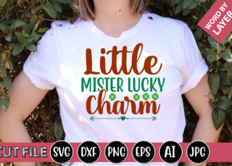 Little Miss Lucky Charm SVG Vector for t-shirt