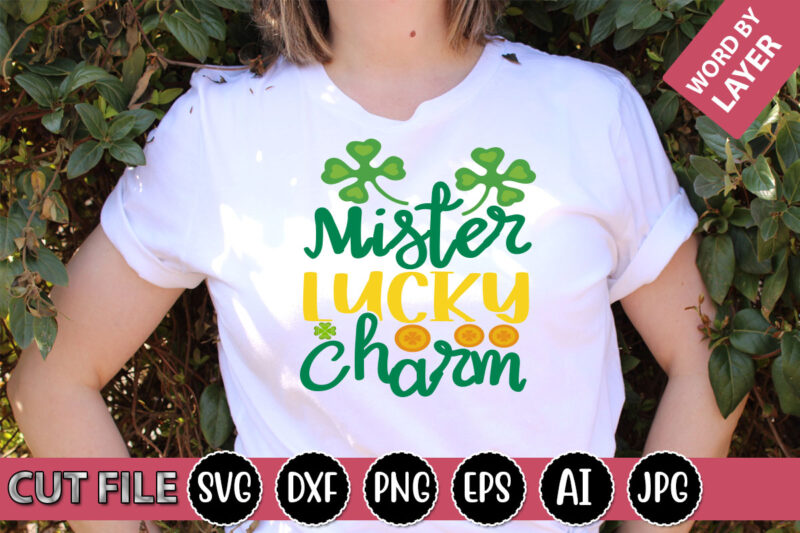 Mister Lucky Charm SVG Vector for t-shirt