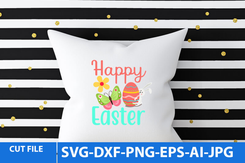 Happy Easter Svg Cut File