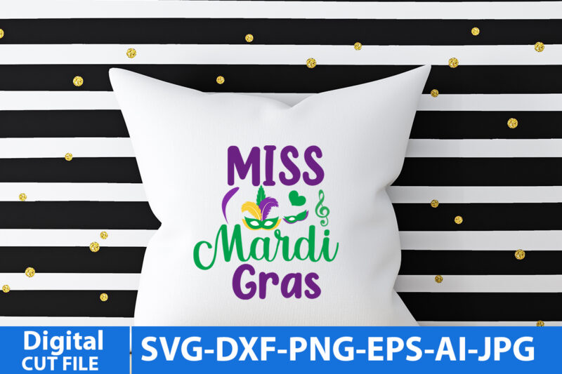 Miss Mardi Gras T Shirt Design