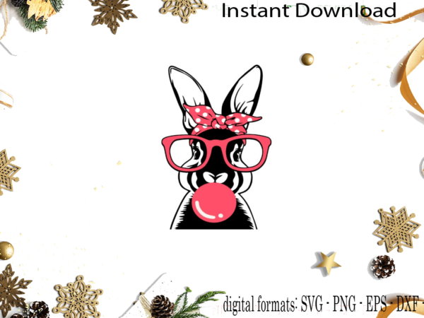 Easter bunny mom diy crafts svg files for cricut, silhouette sublimation files vector clipart