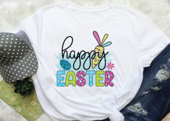 happy easter sublimation graphic t shirt
