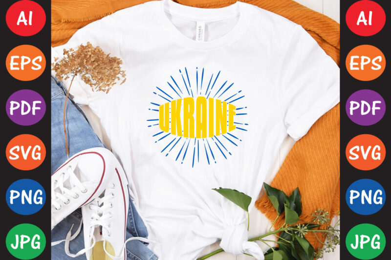 Ukraine T-shirt And SVG Design