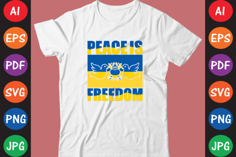Stop War Make Peace Ukraine T-shirt And SVG Design
