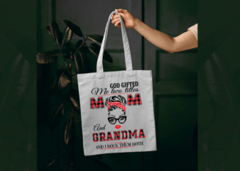 Mom & Grandma Gift Idea SVG Files t shirt designs for sale