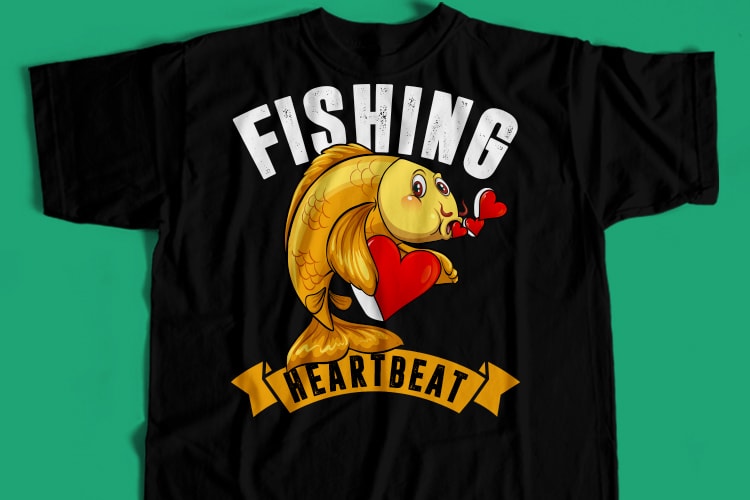 46 Best Selling Fishing T-Shirt Design Bundle For Commercial User