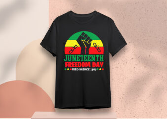 Juneteenth Freedom Day Free-Ish Since 1865 SVG Sublimation Files vector clipart