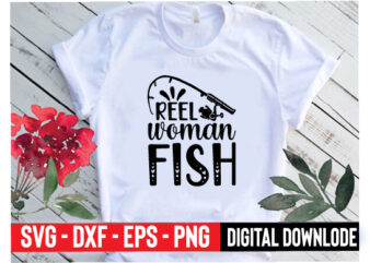 reel woman fish