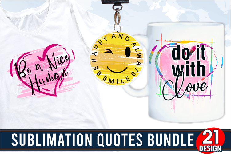 quotes sublimation bundle, sublimation t shirt designs bundle