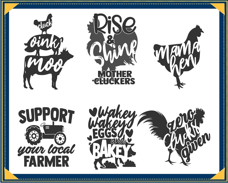 Farm Life SVG Bundle | Farmhouse SVG Cut Files | commercial use | instant download | printable vector clip art | Farming Saying And Quotes 712880257