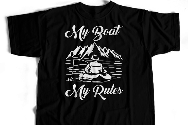 46 Best Selling Fishing T-Shirt Design Bundle For Commercial User