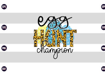 egg hunt champion sublimation vector clipart