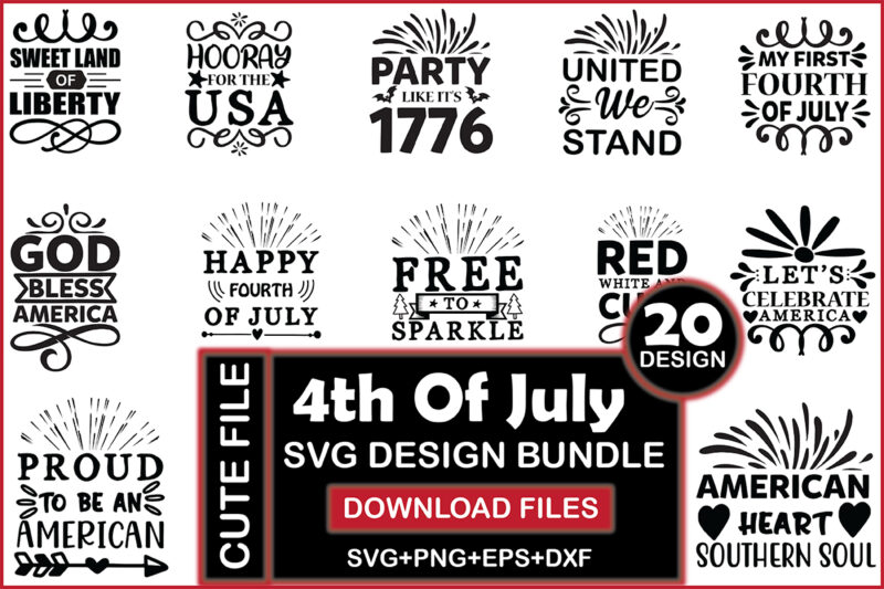 4th Of July SVG Design Bundle