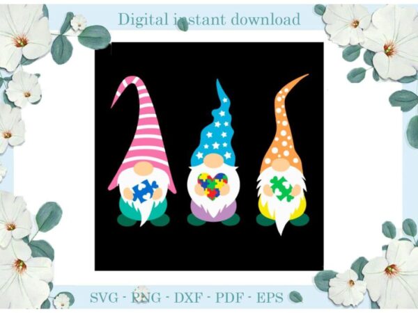 Autism gnome puzzle gift ideas diy crafts svg files for cricut, silhouette sublimation files, cameo htv print t shirt vector Autism gnome puzzle gift ideas diy crafts svg files for cricut, silhouette sublimation files, cameo htv print t shirt vector