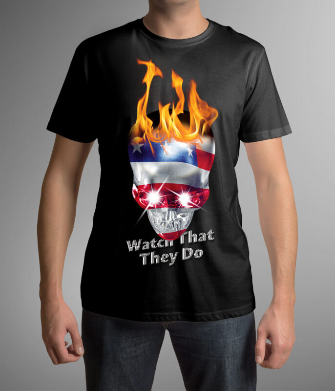 Crtytal Skull t-shirt design illustration png
