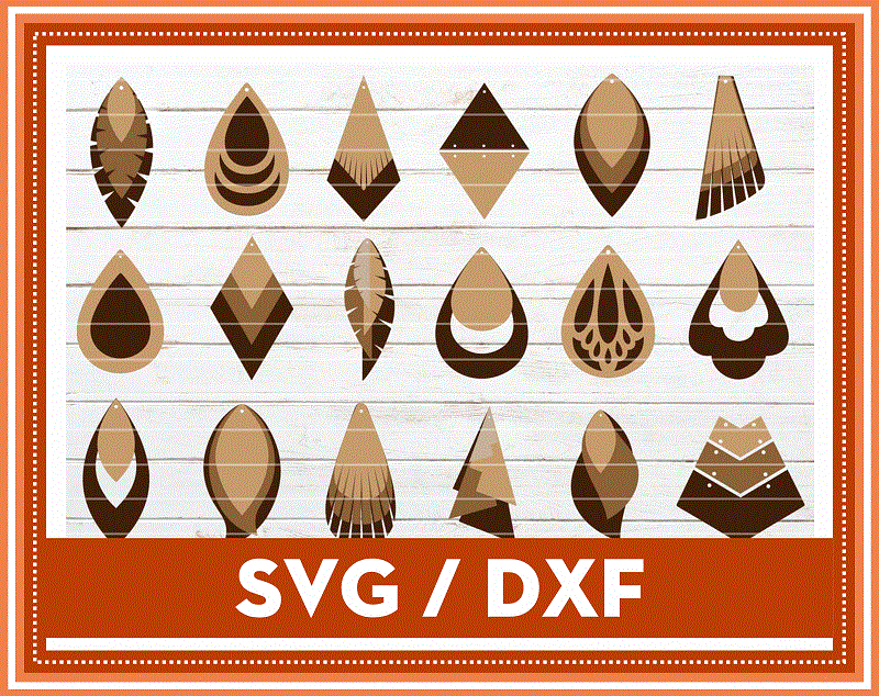 500 HUGE Earring Designs SVG Bundle, Different Earring Designs, Cuttable Leather Wood Acrylic, SVG Cut Files, Instant Digital Download 690958284