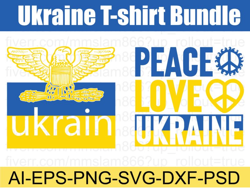 Ukraine T-shirt bundle