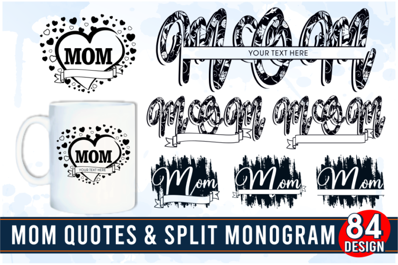 mom quotes svg bundle, mama sublimation t shirt designs graphic vector, mothers day svg bundle