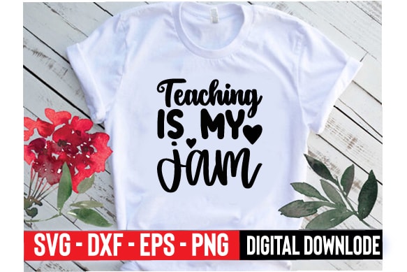 Teaching is my jam t shirt designs for sale