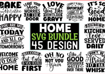 Home And Sign SVG Design Bundle