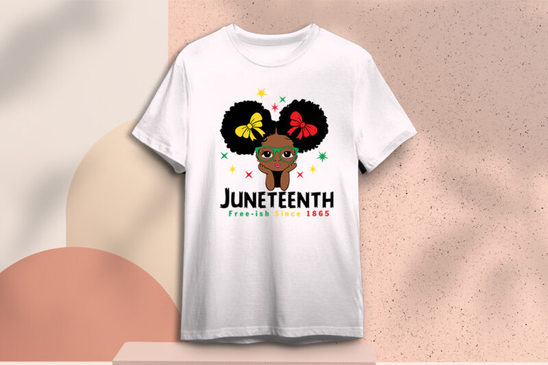 Little Black Girl For Juneteenth Free-Ish Since 1865 SVG Files