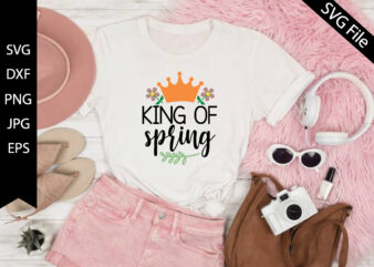 king of spring t shirt vector art