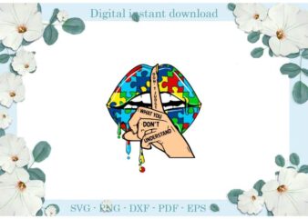 Autism Awareness Sexy Lip Puzzle Gift Ideas Diy Crafts Svg Files For Cricut, Silhouette Sublimation Files, Cameo Htv Print