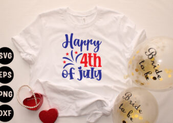 happy 4th of july graphic t shirt