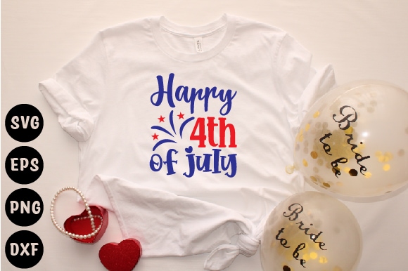 Happy 4th of july graphic t shirt