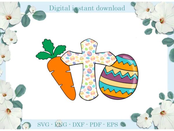 Easter day gifts easter egg christian cross carrot diy crafts christian cross svg files for cricut, easter sunday silhouette trending sublimation files, cameo htv print vector clipart Easter day gifts easter egg christian cross carrot diy crafts christian cross svg files for cricut, easter sunday silhouette trending sublimation files, cameo htv print vector clipart