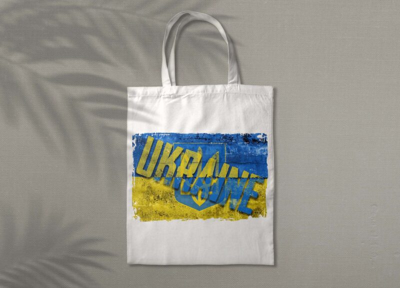 Ukraine Word Art Tshirt Design