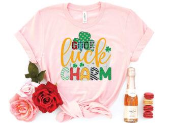 good luck charm sublimation t shirt design template