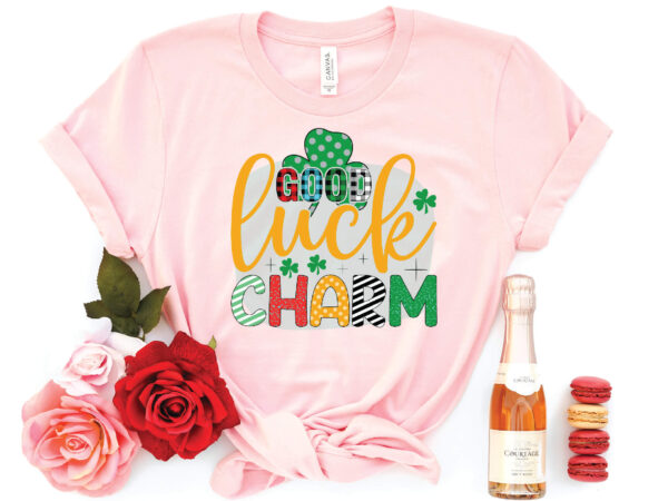 Good luck charm sublimation t shirt design template