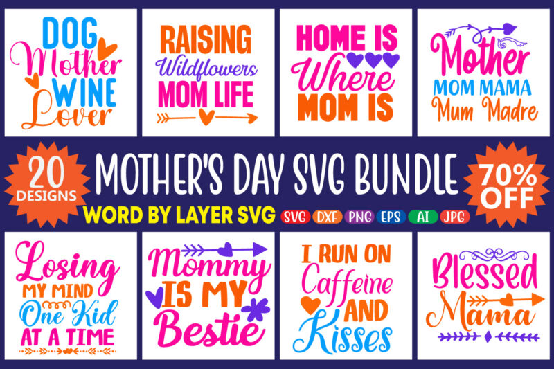 Mother’s Day SVG Bundle