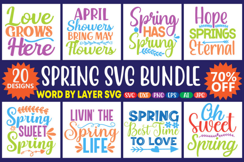 Spring Svg Bundle