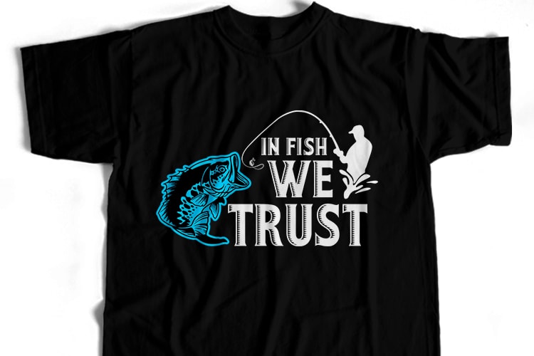 46 Best Selling Fishing T-Shirt Design Bundle For Commercial User