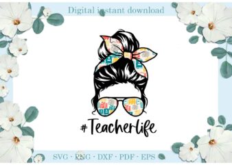 Trending gifts, Teacher Life learning tools textures glasses Diy Crafts Back to school Svg Files For Cricut, Learning Tools Silhouette Sublimation Files, Cameo Htv Prints