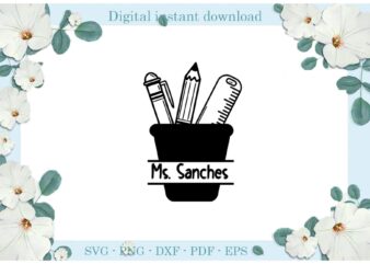 Trending gifts, Ms. Sanches learning tools textures glasses Diy Crafts Back to school Svg Files For Cricut, Learning Tools Silhouette Sublimation Files, Cameo Htv Prints