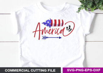 AMERICA- SVG t shirt vector