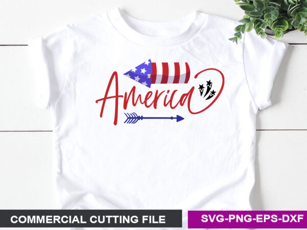 America- svg t shirt vector