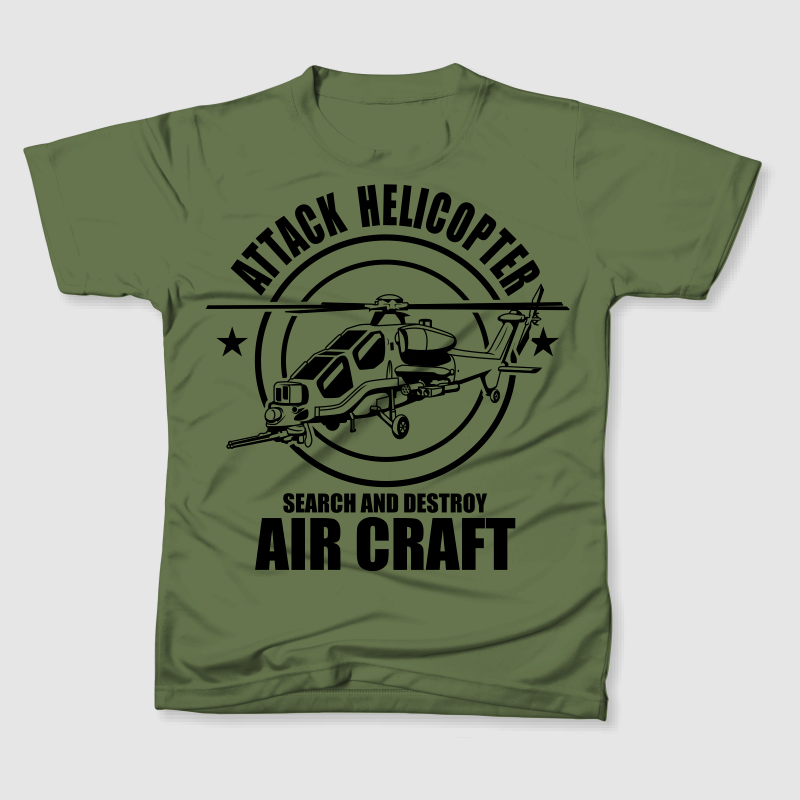 ATTACK HELICOPTER GREEN