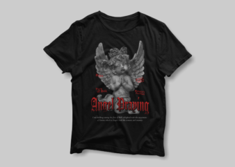 Angel Praying t-shirt design
