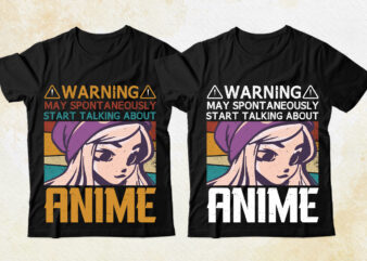 Anime Lover T-Shirt Design 2