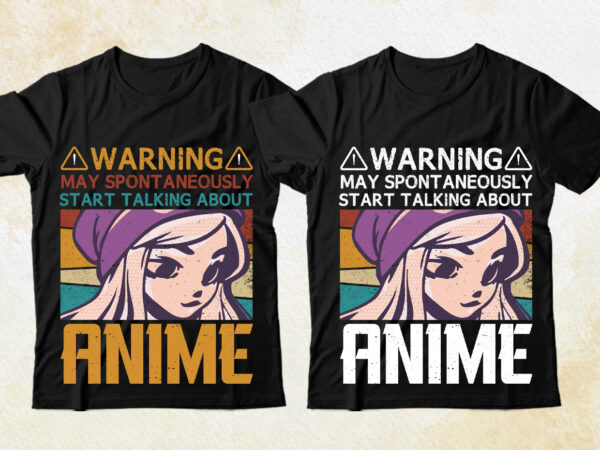 Anime lover t-shirt design 2