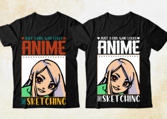 Who Loves Anime T-Shirt Design