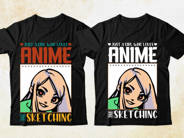 Who loves anime t-shirt design